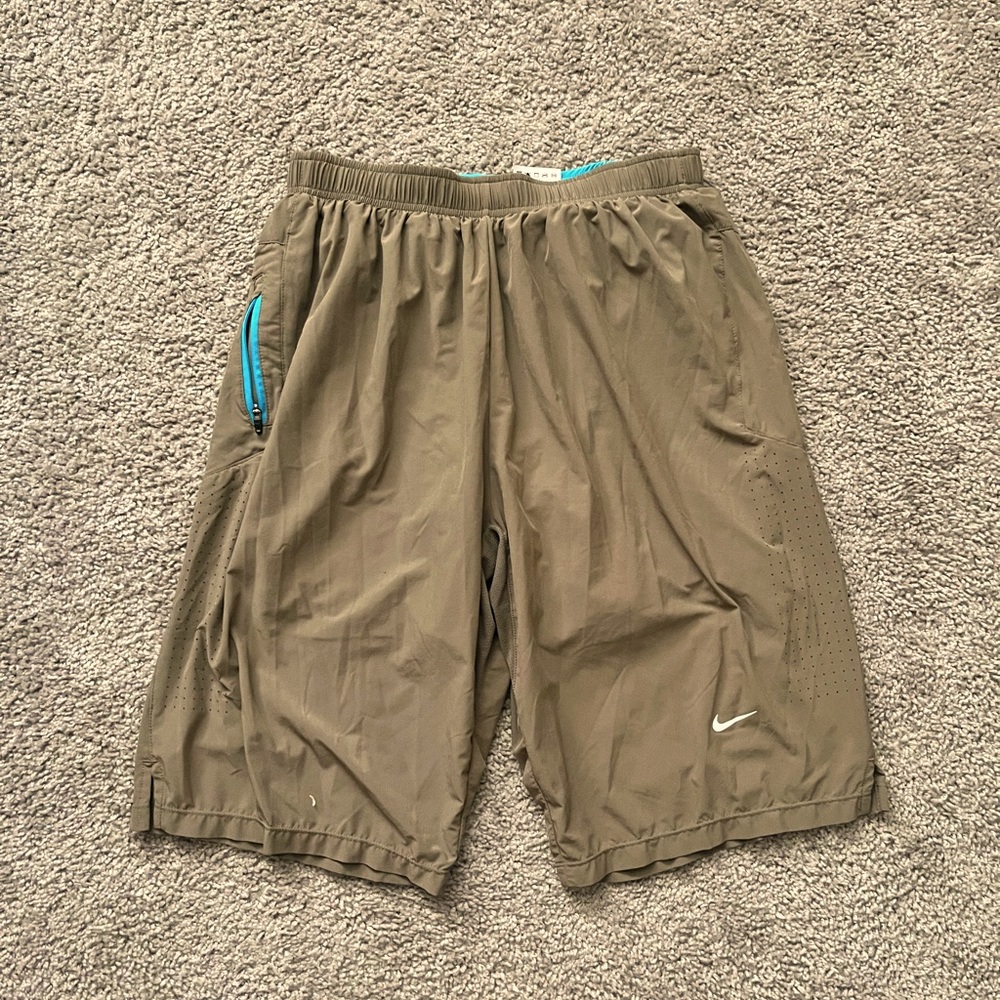 Nike dri-fit lined running shorts